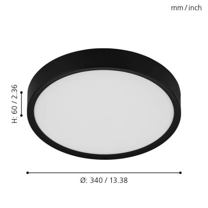 Eglo - LED-laevalgusti LED/16,8W/230V