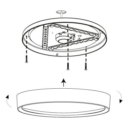 Eglo - LED-laevalgusti LED/16,8W/230V