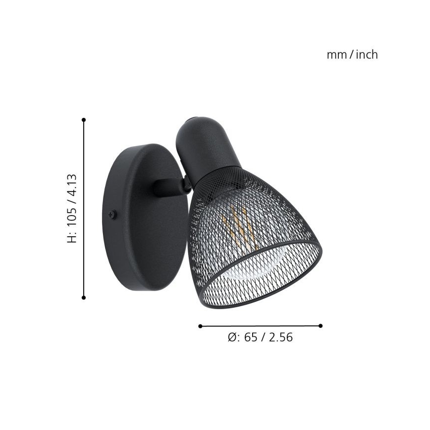 Eglo - Kohtvalgusti seinale 1xE14/28W/230V