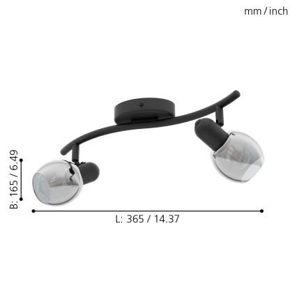Eglo - Kohtvalgusti 2xE14/28W/230V