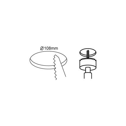 Eglo 98632 - KOMPLEKT 3x LED Süvistatav valgusti FUEVA 3xLED/5W/230V