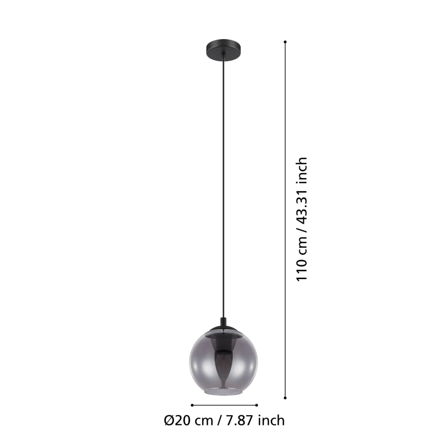 Eglo - Lühter 1xE27/40W/230V