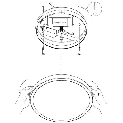 Eglo - LED-laevalgusti LED/8,6W/230V