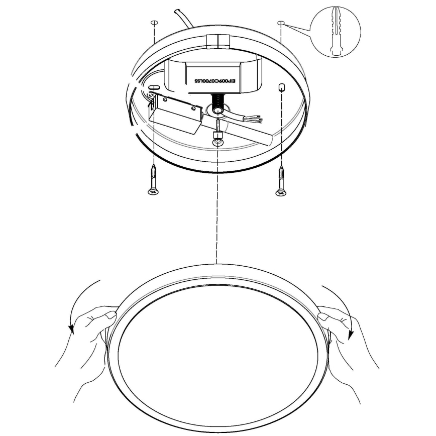 Eglo - LED-laevalgusti LED/8,6W/230V