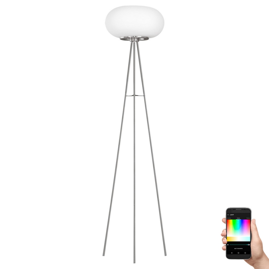 Eglo - LED RGB Hämardatav põrandalamp OPTICA-C LED/17W/230V d. 56 cm