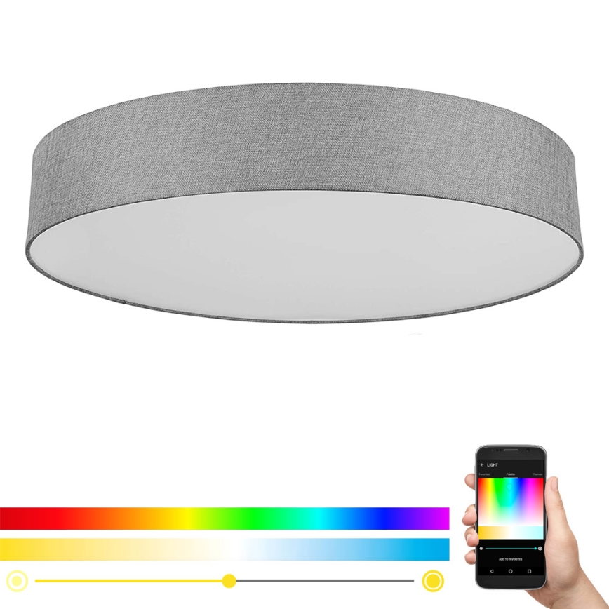 Eglo - LED RGB Hämardatav laevalgusti ROMAO-C LED/42W/230V + Pult