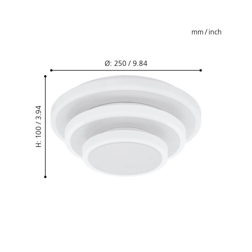 Eglo - LED-laevalgusti LED/11,4W/230V + LED/8,6W + LED/5,4W