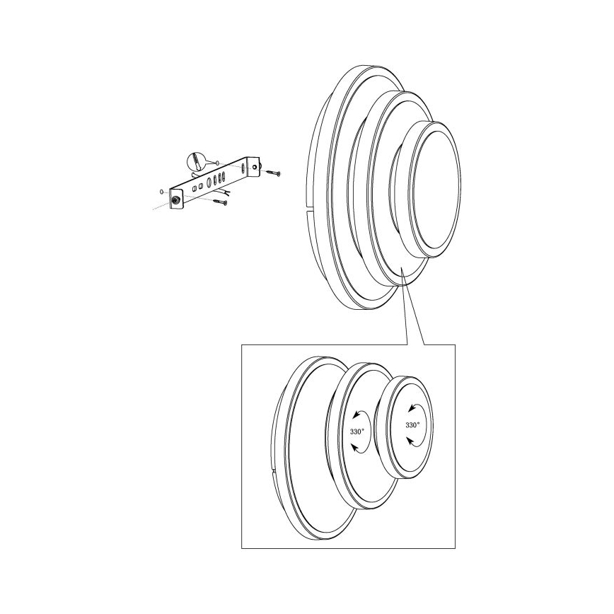 Eglo - LED-laevalgusti LED/11,4W/230V + LED/8,6W + LED/5,4W