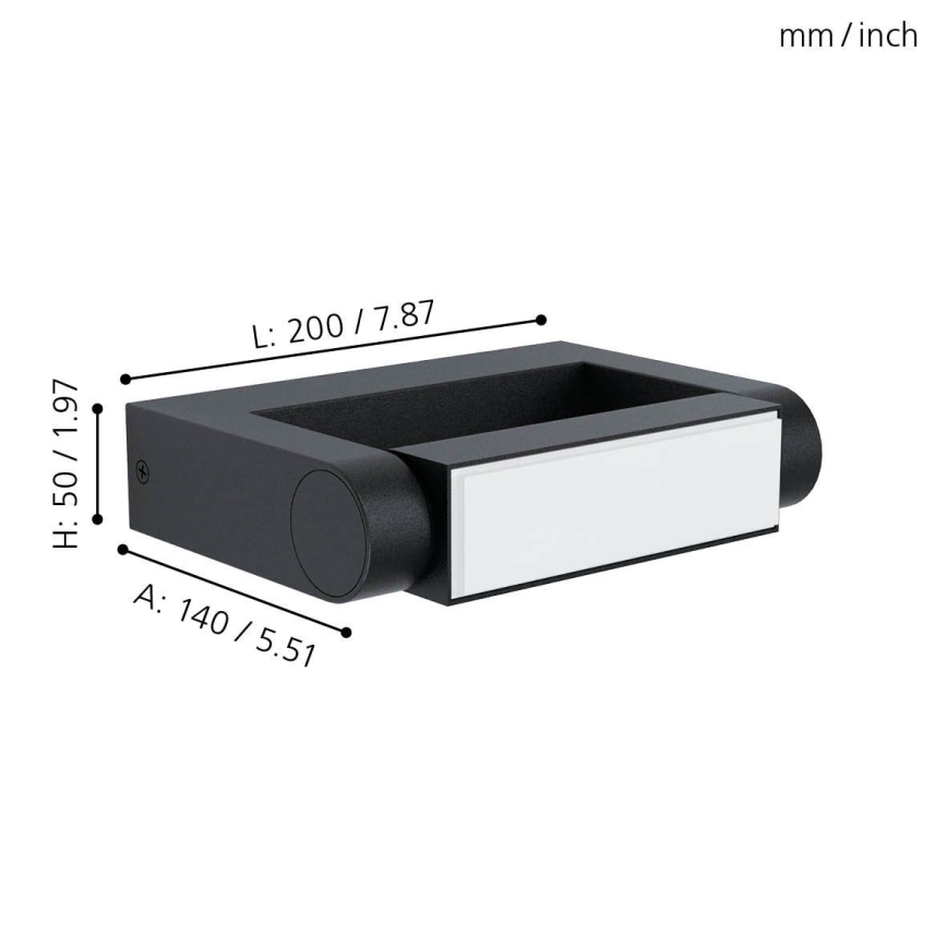Eglo - LED Seinavalgusti õue LED/4,8W/230V IP44