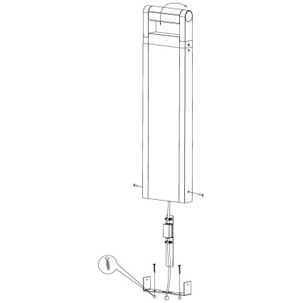 Eglo - LED Õuelamp LED/4,8W/230V IP44