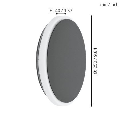 Eglo - LED Väli seinavalgusti LED/11,5W/230V IP44