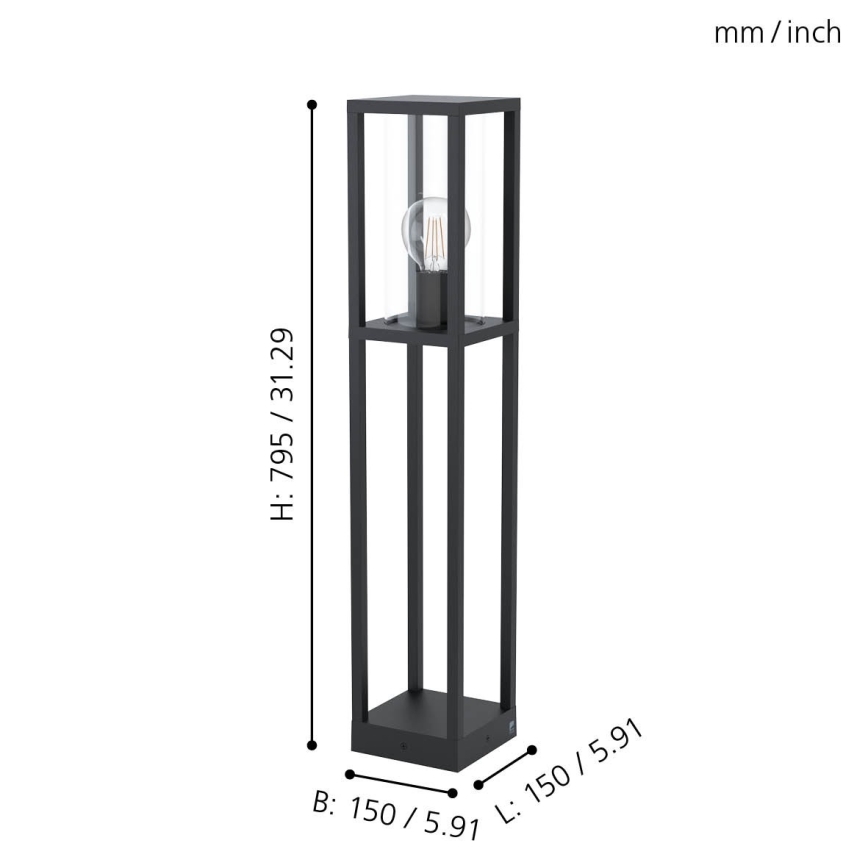 Eglo - Õuelamp 1xE27/40W/230V IP54