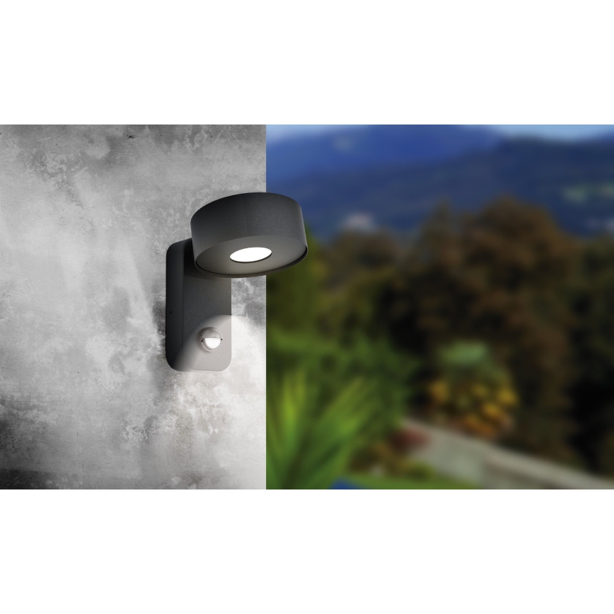 Eglo - LED Väli seinavalgusti koos anduriga LED/6W/230V IP44