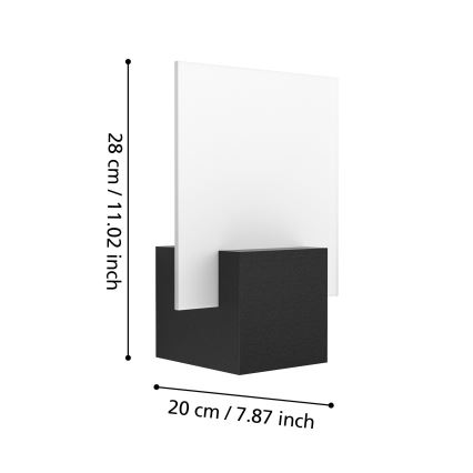 Eglo 98745 - LED-välisseinavalgusti ADAMELLO LED/6W/230V IP44