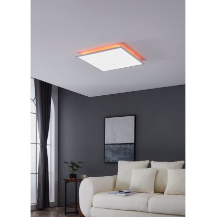 Eglo - RGBW Hämardatav laevalgusti LED/32,5W/230V 2700-6500K 60x60 cm + kaugjuhtimispult