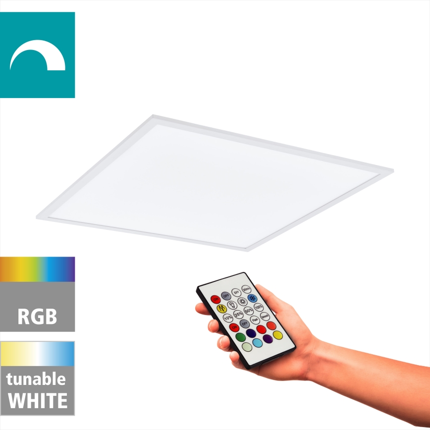 Eglo - RGBW Hämardatav laevalgusti LED/32,5W/230V 2700-6500K 60x60 cm + kaugjuhtimispult