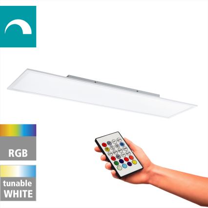 Eglo - RGBW Hämardatav laevalgusti LED/32,5W/230V 2700-6500K 120x30 cm + kaugjuhtimispult