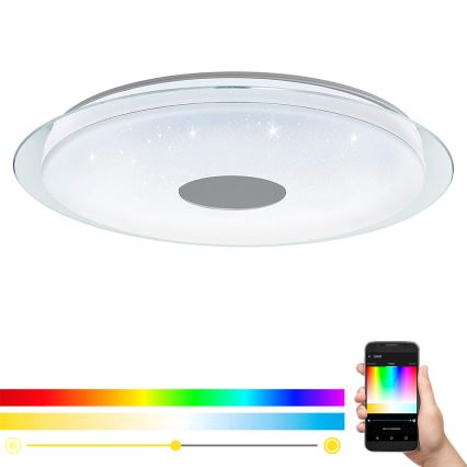 Eglo - LED RGB Hämardatav laevalgusti LANCIANO-C LED/53W/230V + Pult