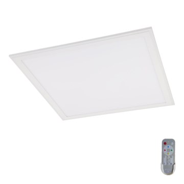 Eglo 98781 - LED RGBW Hämardatav pinnale kinnitatav valguspaneel SALOBRENA-CW LED/24W/230V 2700-6500K + kaugjuhtimispult