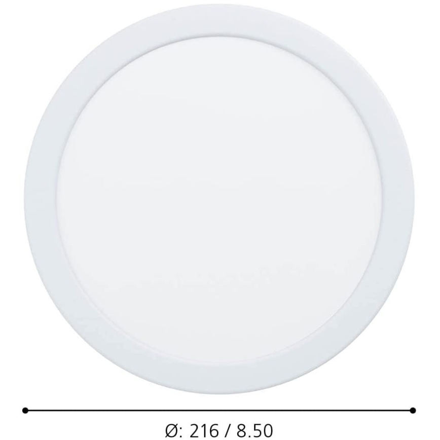 Eglo - LED Hämardatav süvistatav vannitoa valgusti LED/16,5W/230V IP44 ZigBee