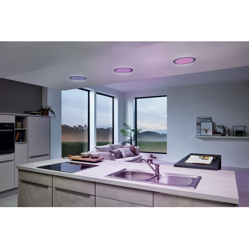 Eglo - LED hämardatav vannitoa süvistatav laevalgusti LED/16,5W/230V IP44 ZigBee Ø 21,6 cm