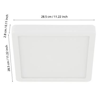 Eglo - LED Hämardatav laevalgusti vannituppa LED/19,5W/230V 2700-6500K IP44 ZigBee