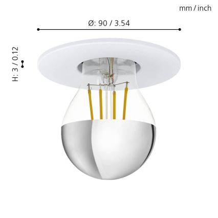 Eglo - Suspended hele 1xE27/40W/230V