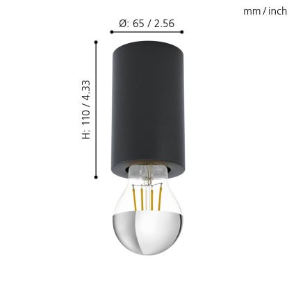 Eglo - Laevalgusti 1xE27/40W/230V