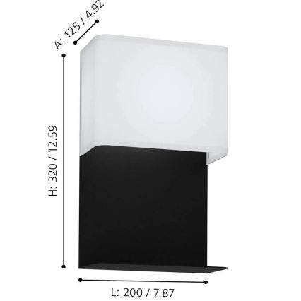 Eglo - LED Seinavalgusti LED/5.4W/230V