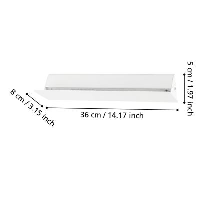 Eglo - LED Seinavalgusti LED/12W/230V