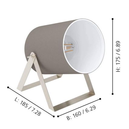 Eglo - Laualamp 1xE27/25W/230V