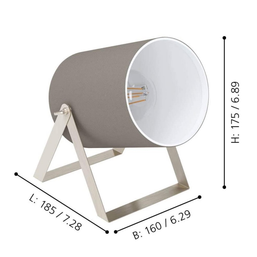 Eglo - Laualamp 1xE27/25W/230V