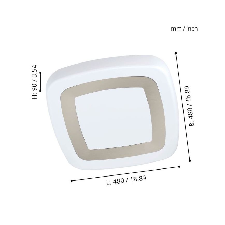 Eglo - LED-laevalgusti LED/22W/230V