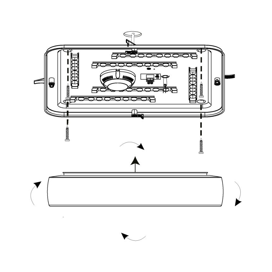 Eglo - LED-laevalgusti LED/22W/230V