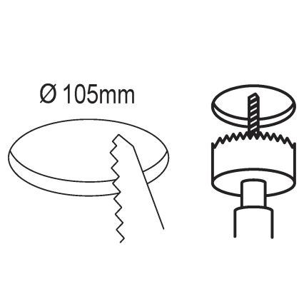 Eglo - LED ripplaevalgusti LED/5,5W/230V