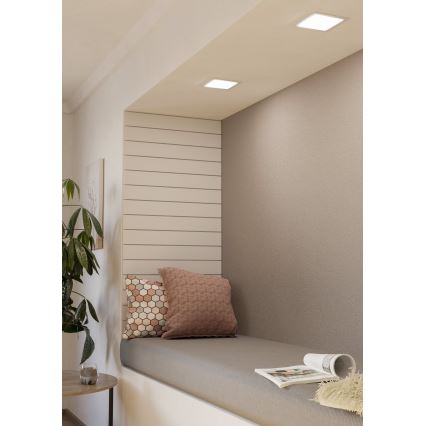 Eglo - LED süvistatav laevalgusti LED/10,5W/230V 16,6x16,6 cm