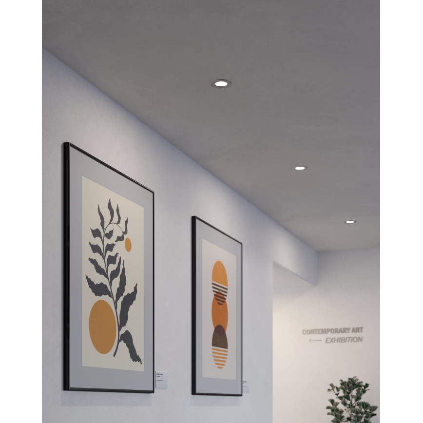 Eglo - LED vannitoa süvistatav laevalgusti LED/2,7W/230V IP44 läbimõõt 8,6 cm