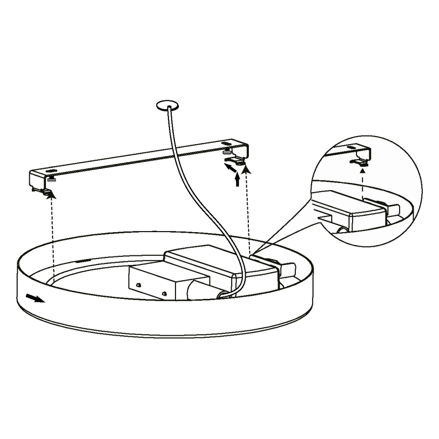Eglo - LED-laevalgusti LED/16.5W/230V