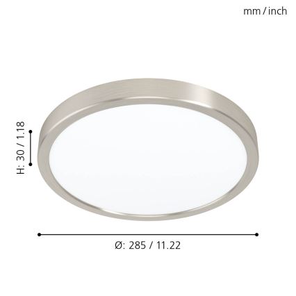 Eglo 99232 - LED Laevalgusti FUEVA 5 LED/20W/230V