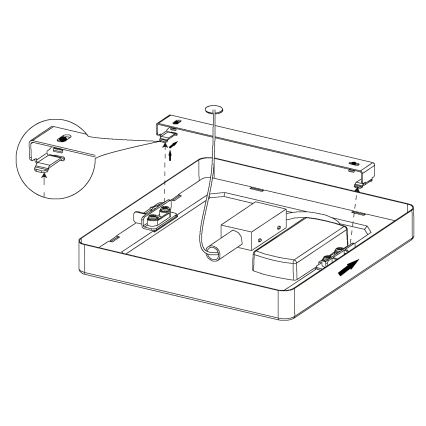 Eglo - LED-laevalgusti LED/20W/230V