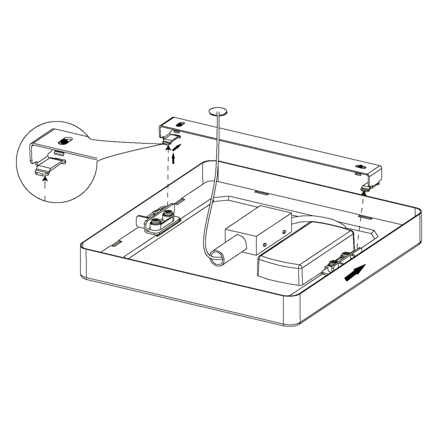 Eglo - LED-laevalgusti LED/20W/230V