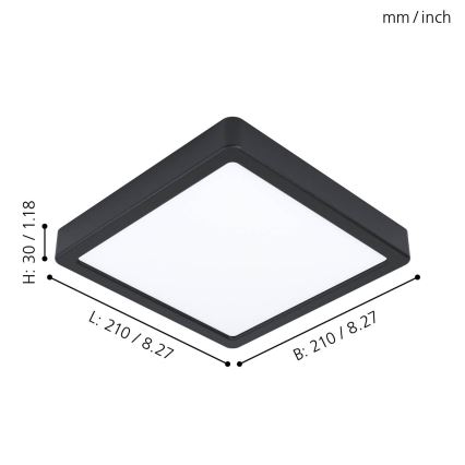 Eglo - LED-laevalgusti LED/16,5W/230V