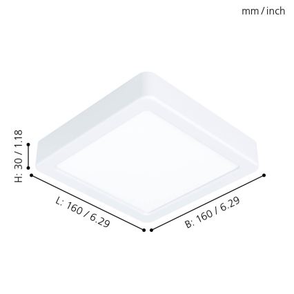 Eglo - LED-laevalgusti  LED/10,5W/230V