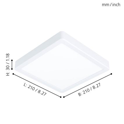 Eglo - LED-laevalgusti LED/16,5W/230V