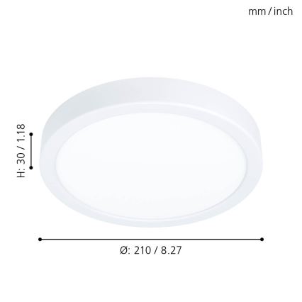 Eglo - LED Hämardatav laevalgusti LED/16,5W/230V