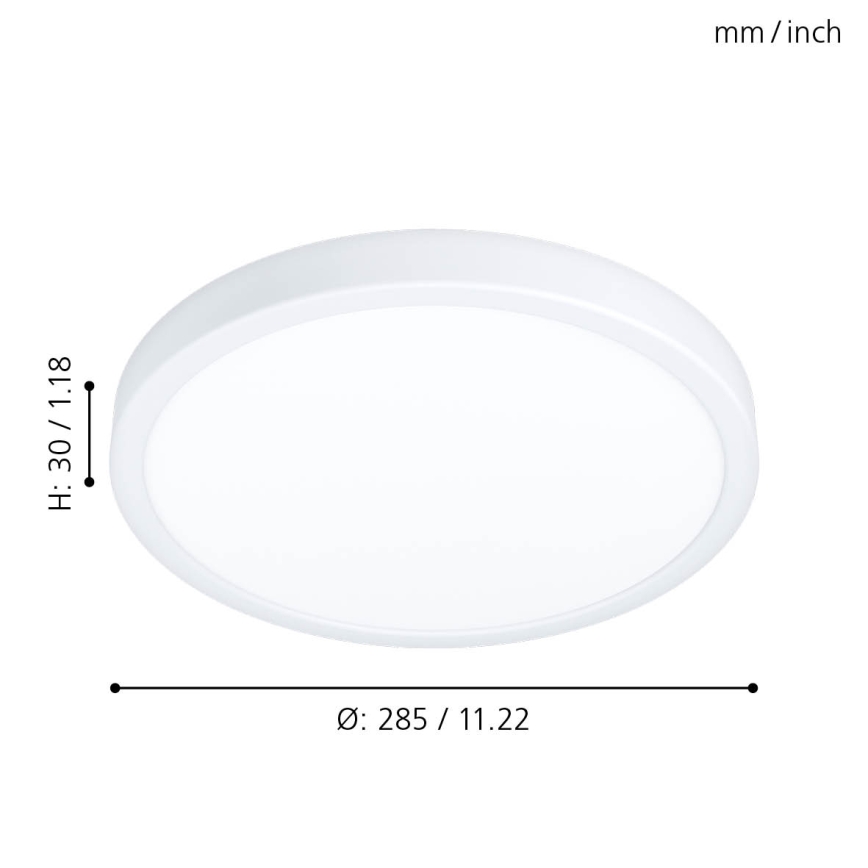 Eglo - LED Vannitoa laevalgusti LED/20W/230V IP44