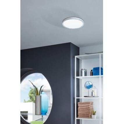 Eglo - LED vannitoa laevalgusti LED/20W/230V IP44 läbimõõt 28,5 cm