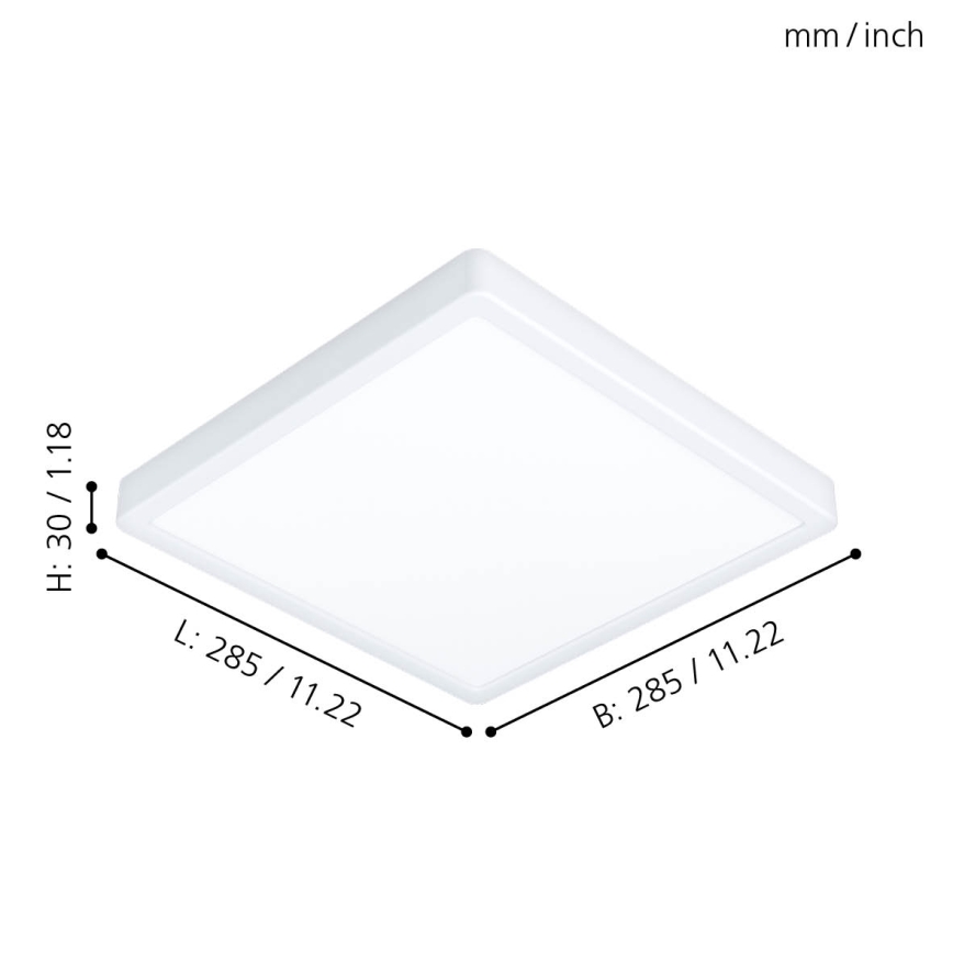 Eglo - LED Vannitoa laevalgusti LED/20W/230V IP44
