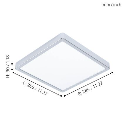 Eglo - LED Vannitoa laevalgusti LED/20W/230V IP44