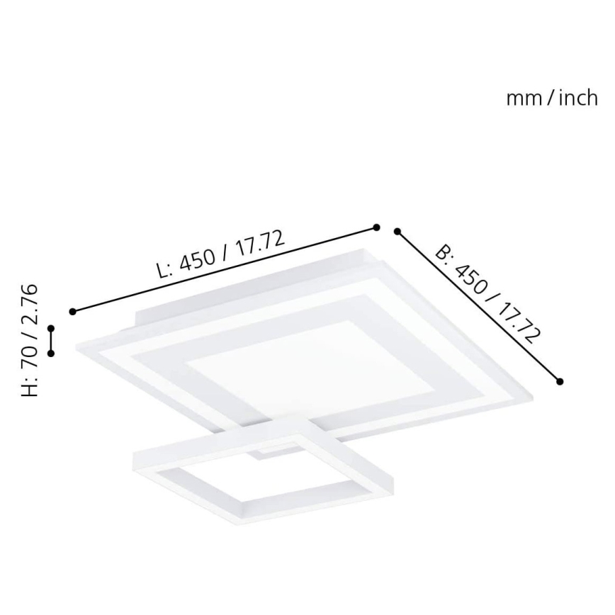 Eglo - LED RGB Hämardatav laevalgusti SAVATAEILA-C LED/20W/230V